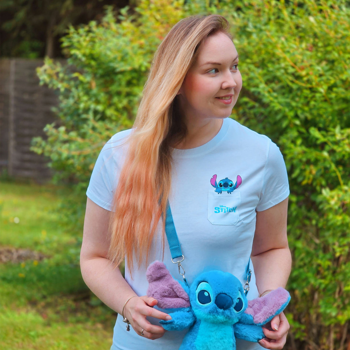 Produktbild Stitch Ficka T-shirt vit - Lilo & Stitch