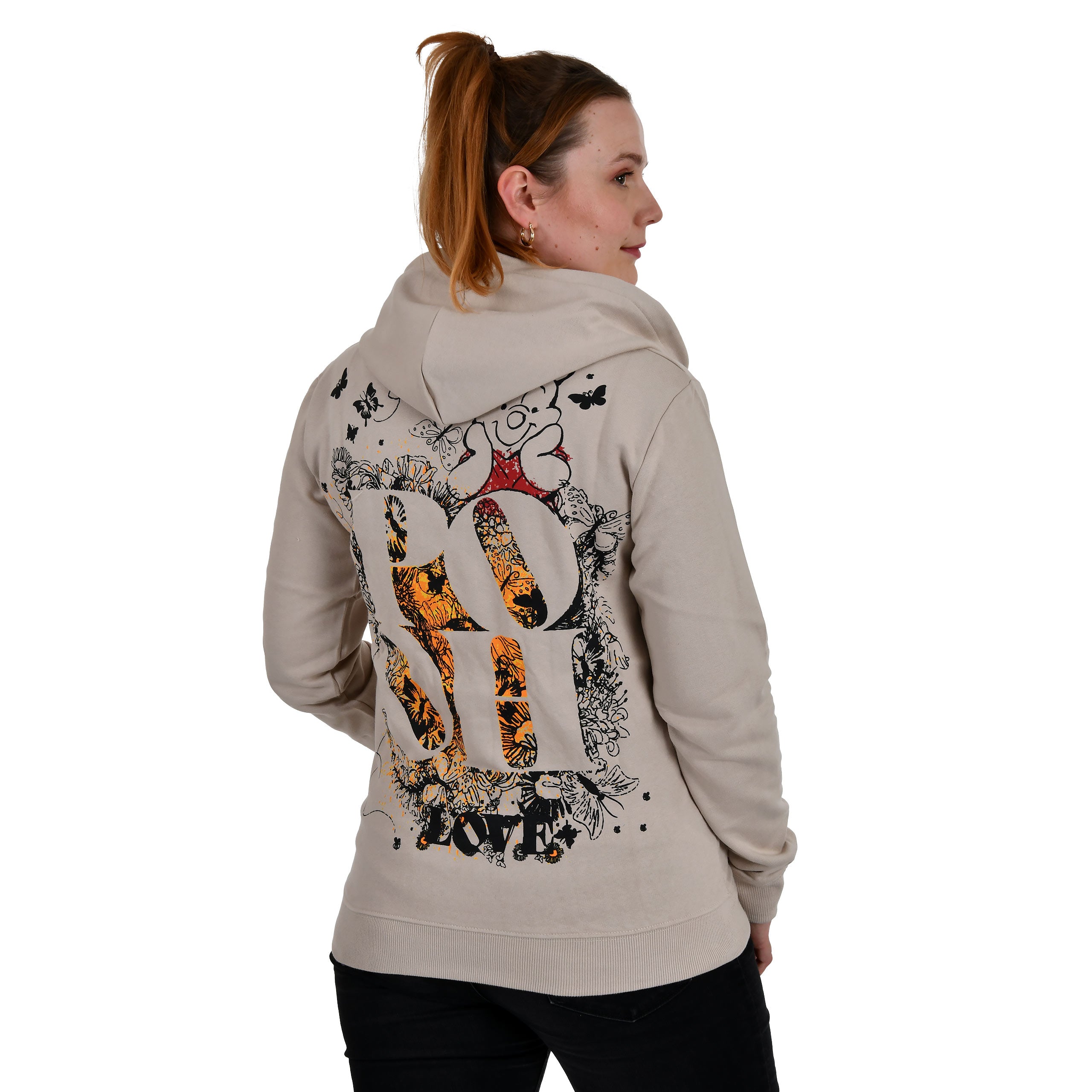 Produktbild Nalle Puh - Pooh Love Huvtröja beige