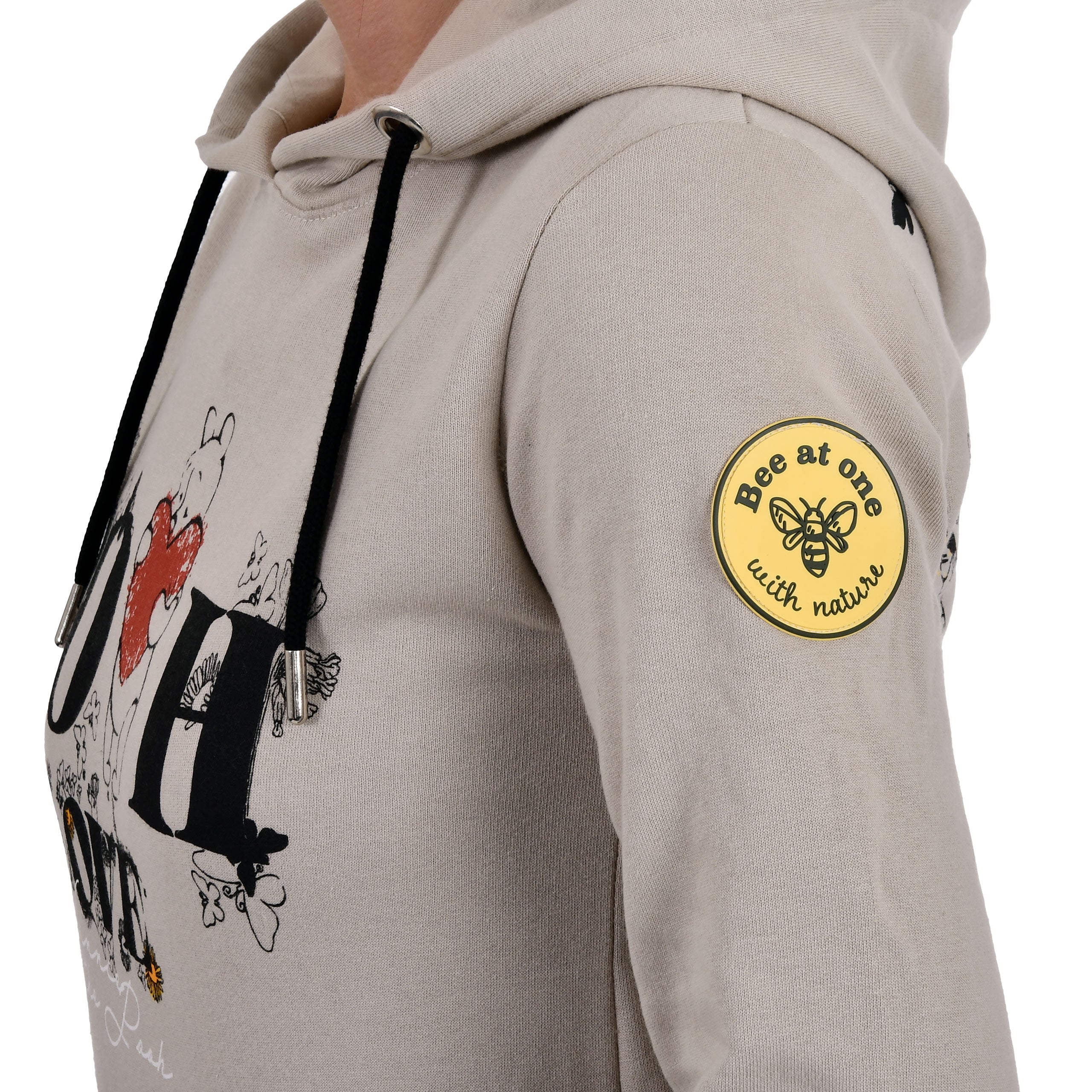 Produktbild Nalle Puh - Pooh Love Huvtröja beige