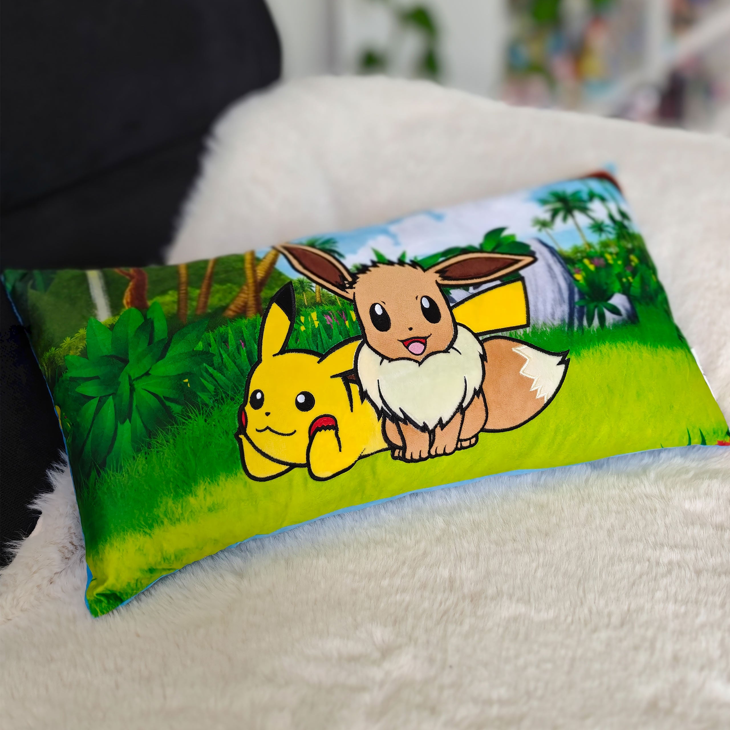 Produktbild Pokémon - Kudde Pikachu och Eevee