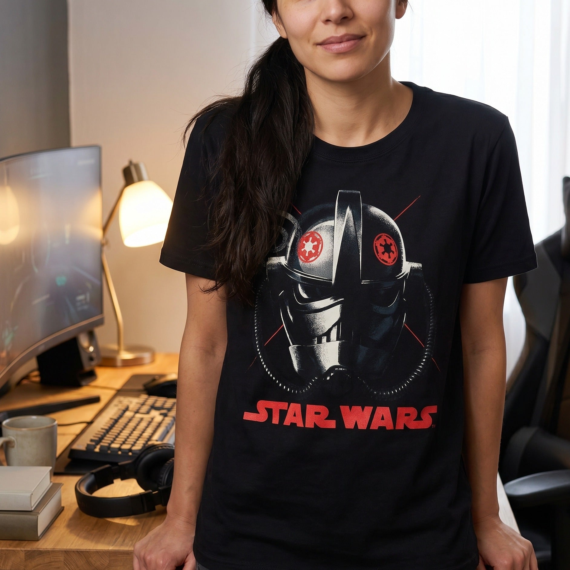 Produktbild Star Wars - Andor TIE Avenger-hjälm T-shirt svart