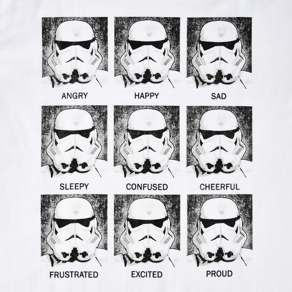 Produktbild Stormtrooper Multiface T-shirt vit - Star Wars