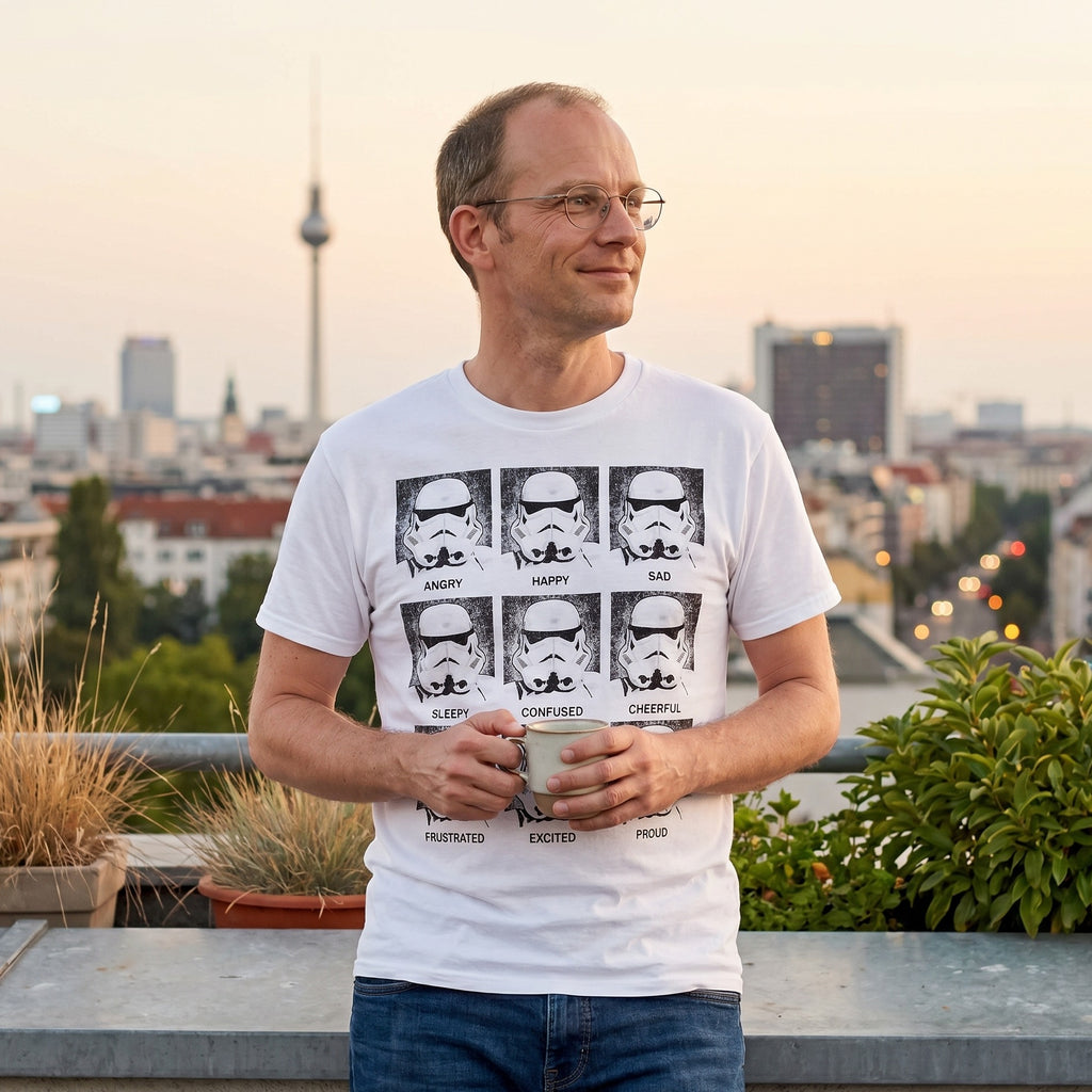 Produktbild Stormtrooper Multiface T-shirt vit - Star Wars