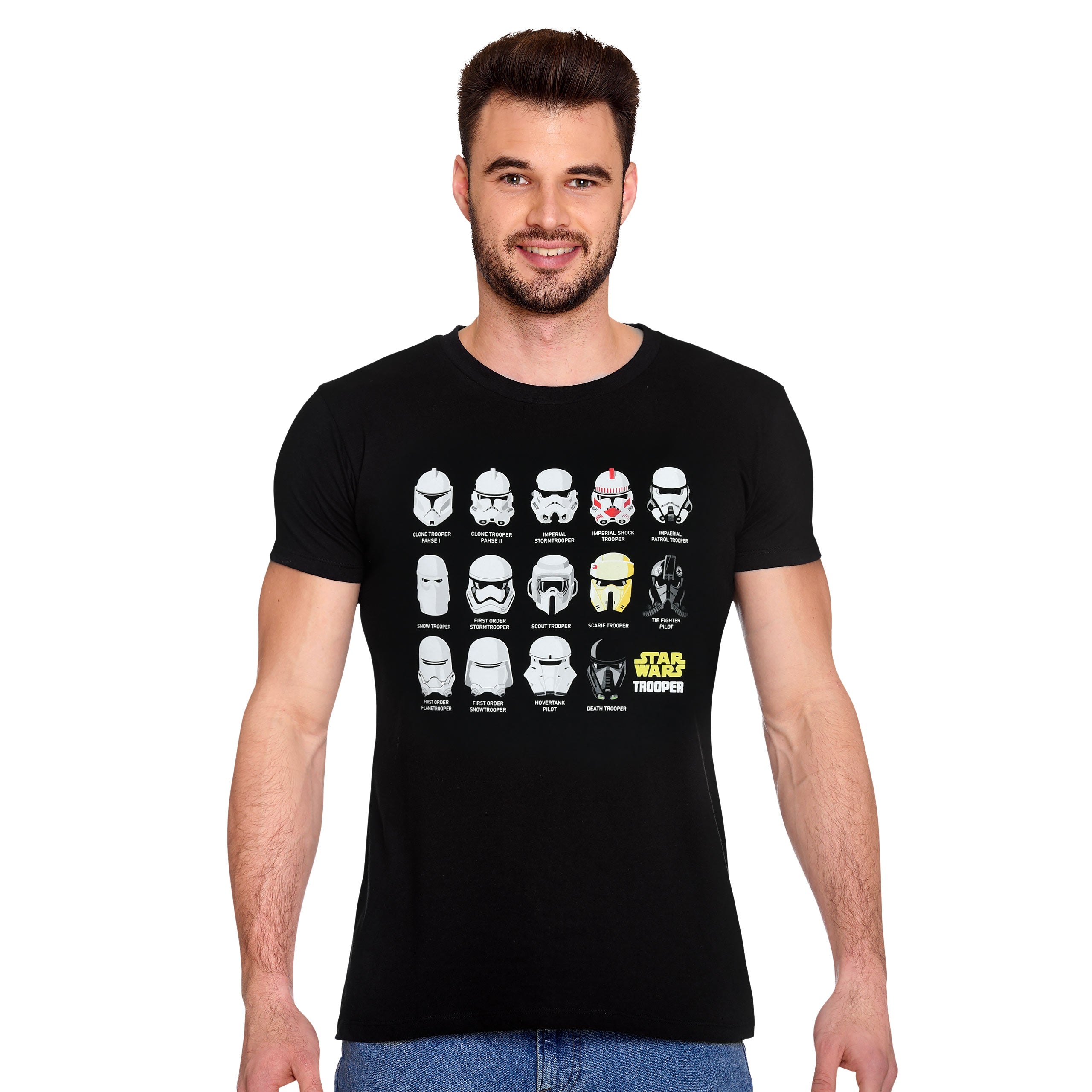 Product image Stormtrooper Helmet Collage T-shirt black - Star Wars