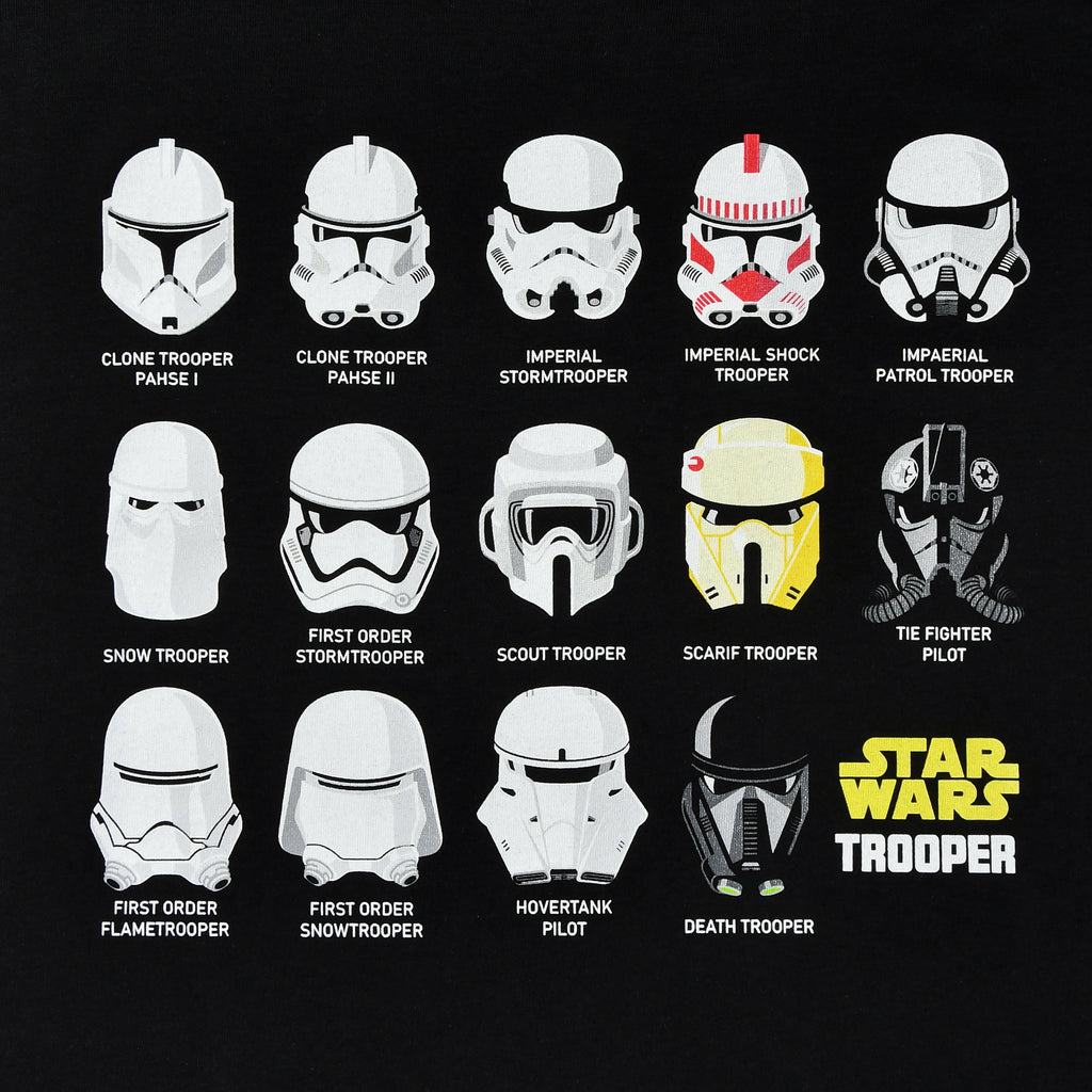 Product image Stormtrooper Helmet Collage T-shirt black - Star Wars