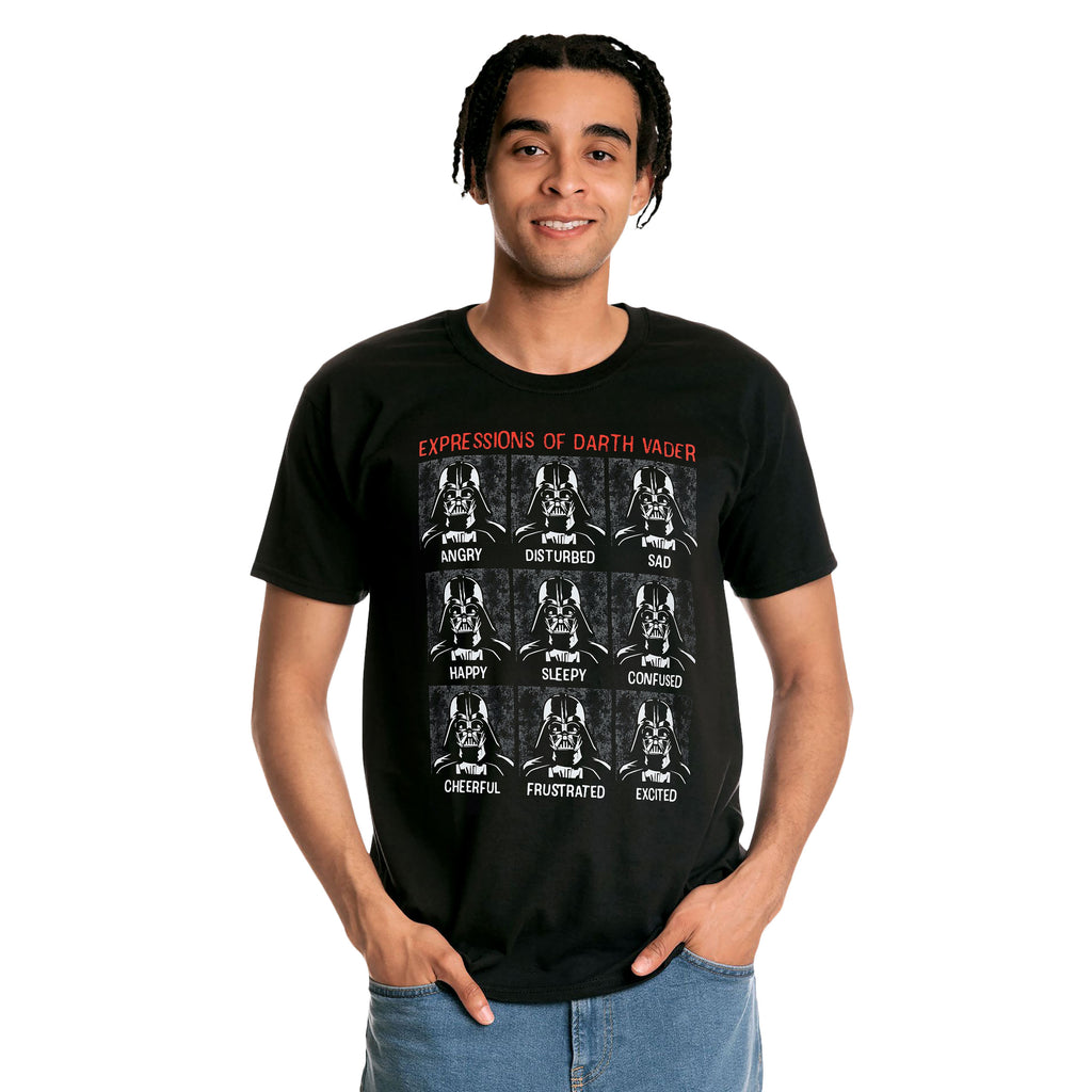 Produktbild Star Wars - Vader Expressions svart T-shirt