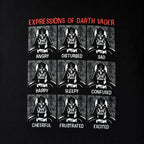 Produktbild Star Wars - Vader Expressions svart T-shirt
