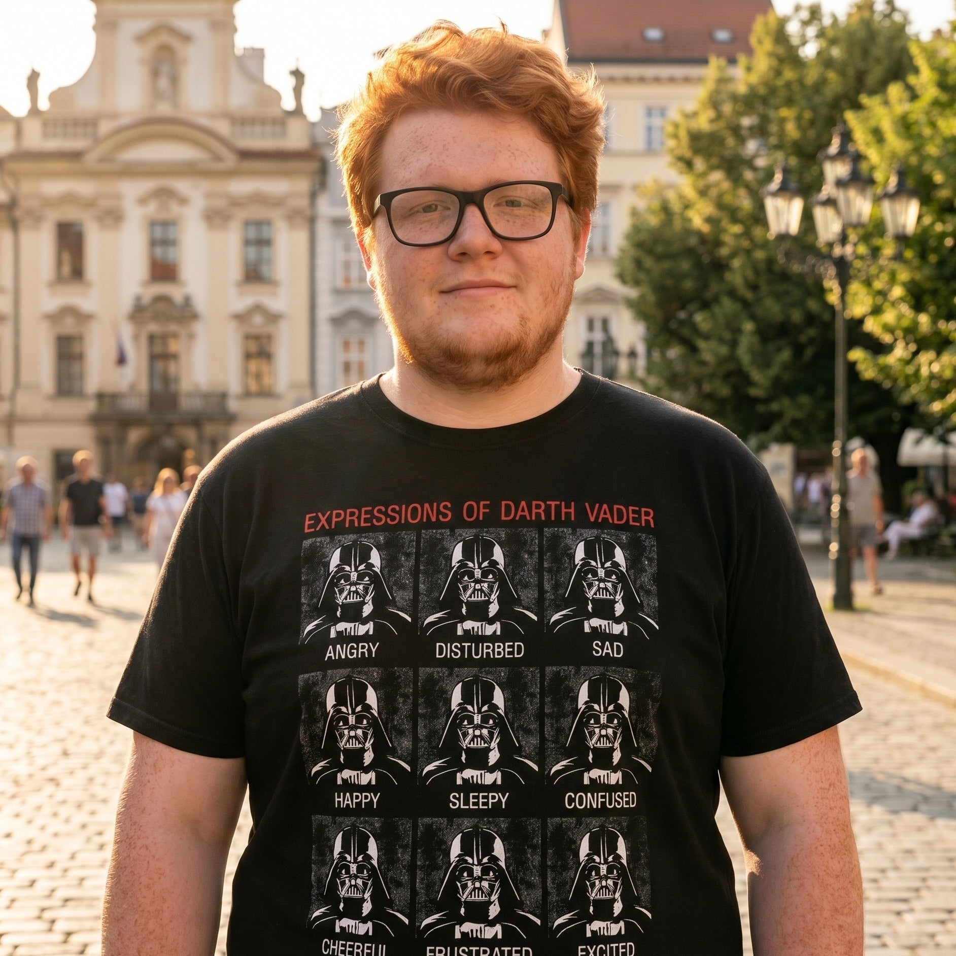 Produktbild Star Wars - Vader Expressions svart T-shirt