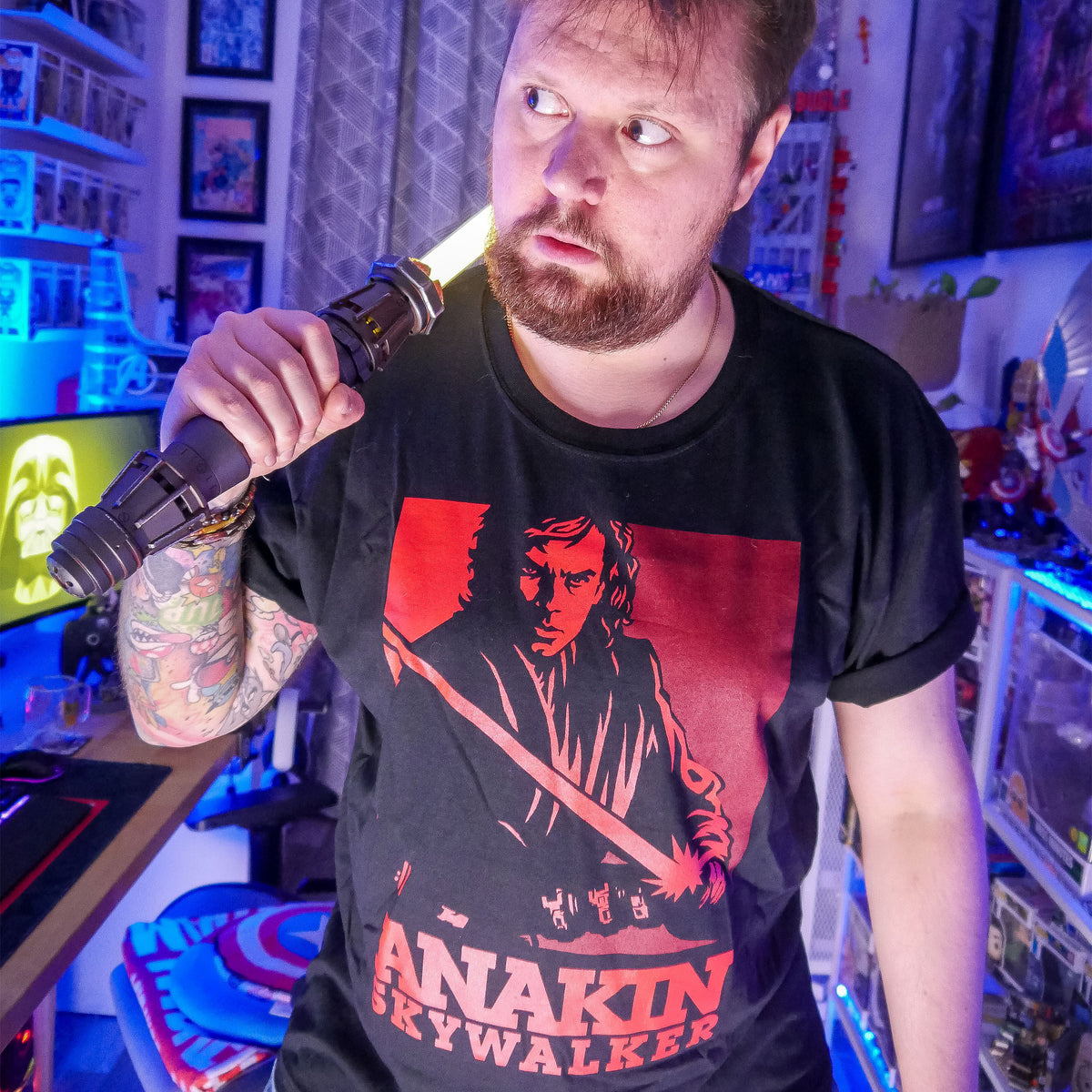 Produktbild Star Wars - Anakin Legends T-shirt svart