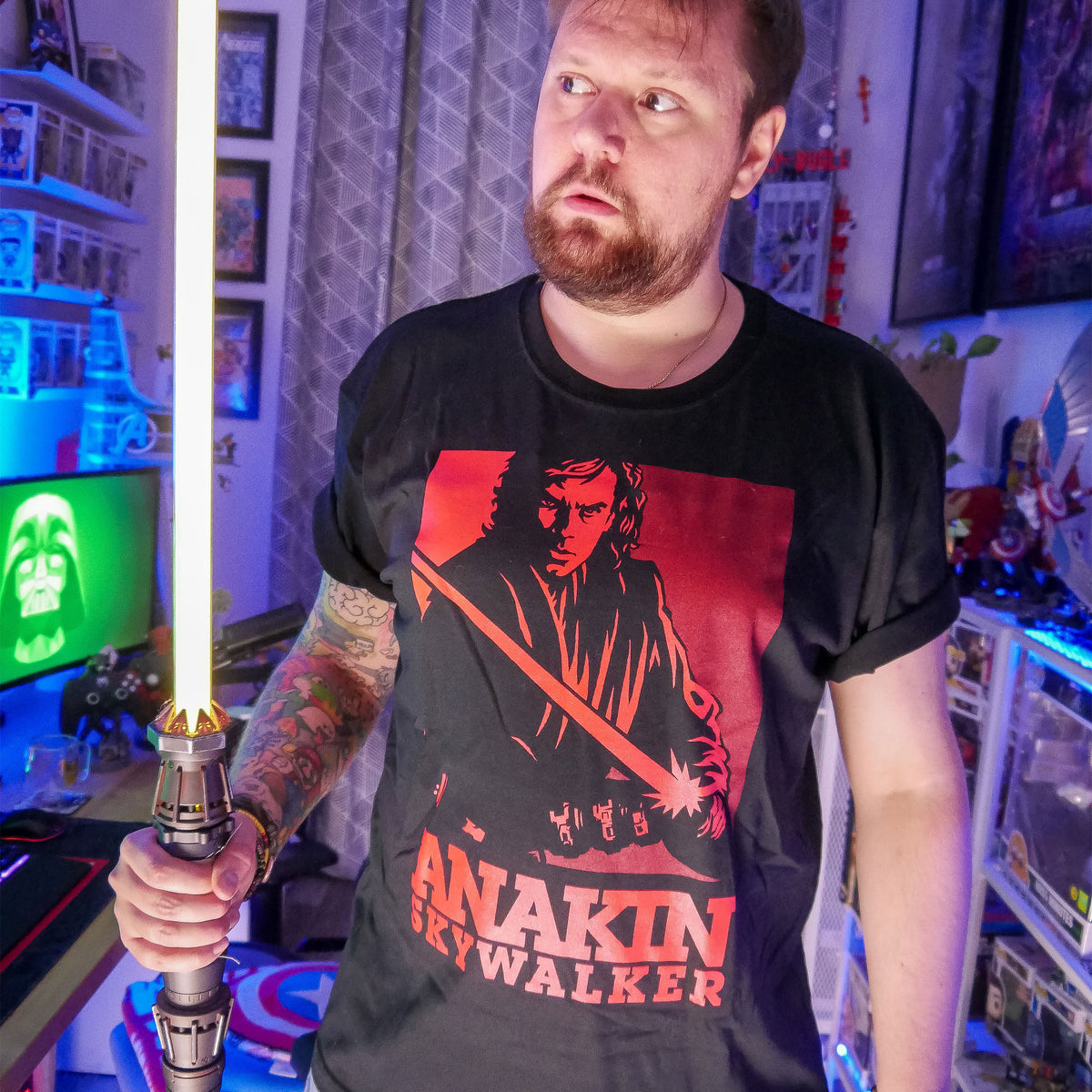 Produktbild Star Wars - Anakin Legends T-shirt svart