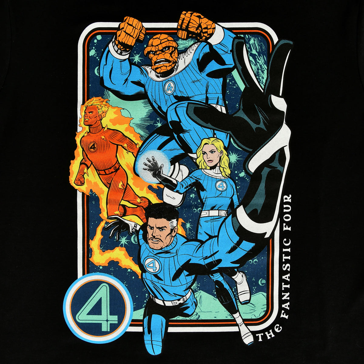 Produktbild Fantastic Four - Karaktärer T-Shirt svart