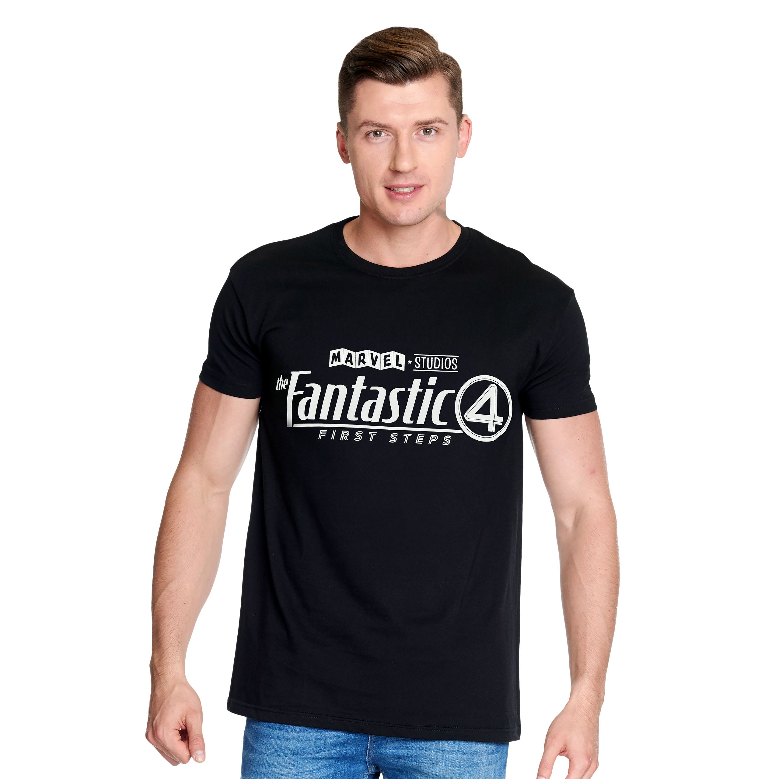 Produktbild Fantastic Four - Logotyp T-Shirt Svart