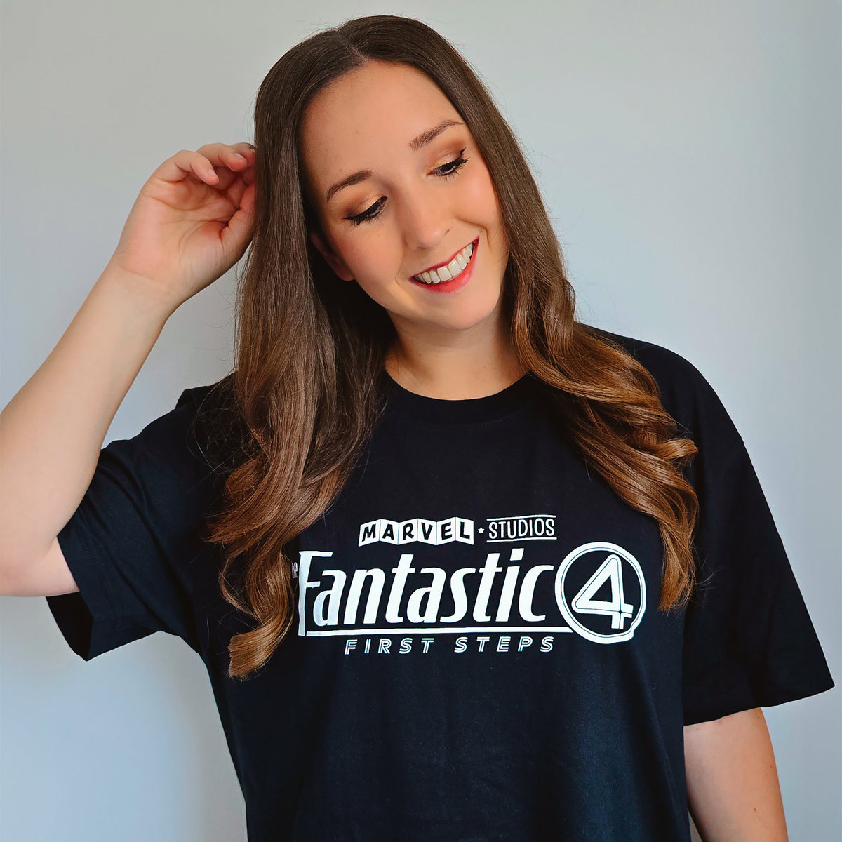 Produktbild Fantastic Four - Logotyp T-Shirt Svart