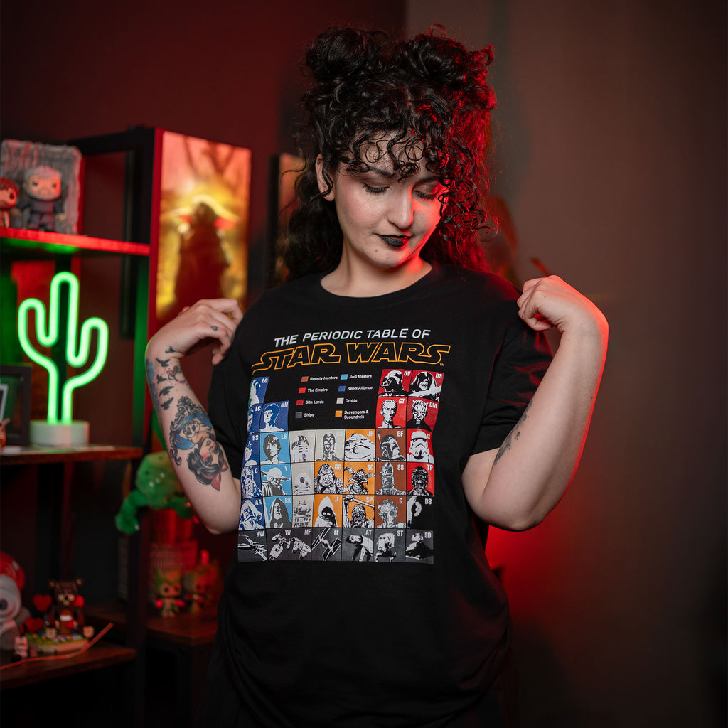 Produktbild Star Wars - Periodiska systemet T-Shirt svart