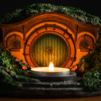 Produktbild Sagan om Ringen - Värmeljushållare diorama Hobbit-håla (Fylke)