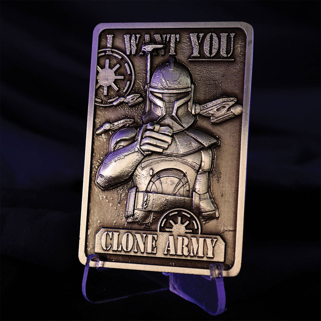 Produktbild Star Wars - Captain Rex Clone Army Metalltacka Replika begränsad