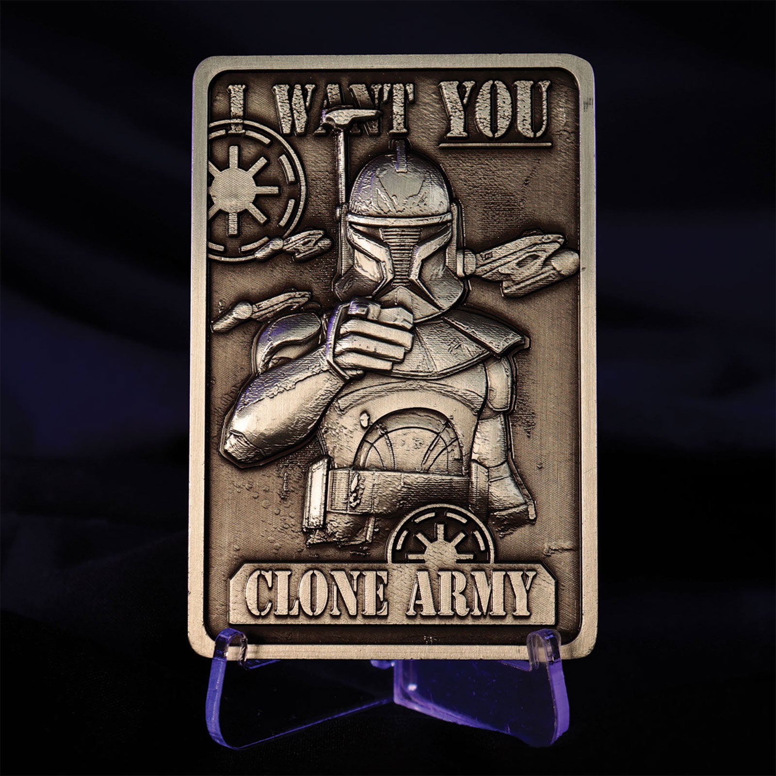 Produktbild Star Wars - Captain Rex Clone Army Metalltacka Replika begränsad