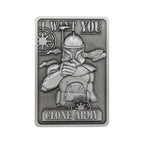 Produktbild Star Wars - Captain Rex Clone Army Metalltacka Replika begränsad