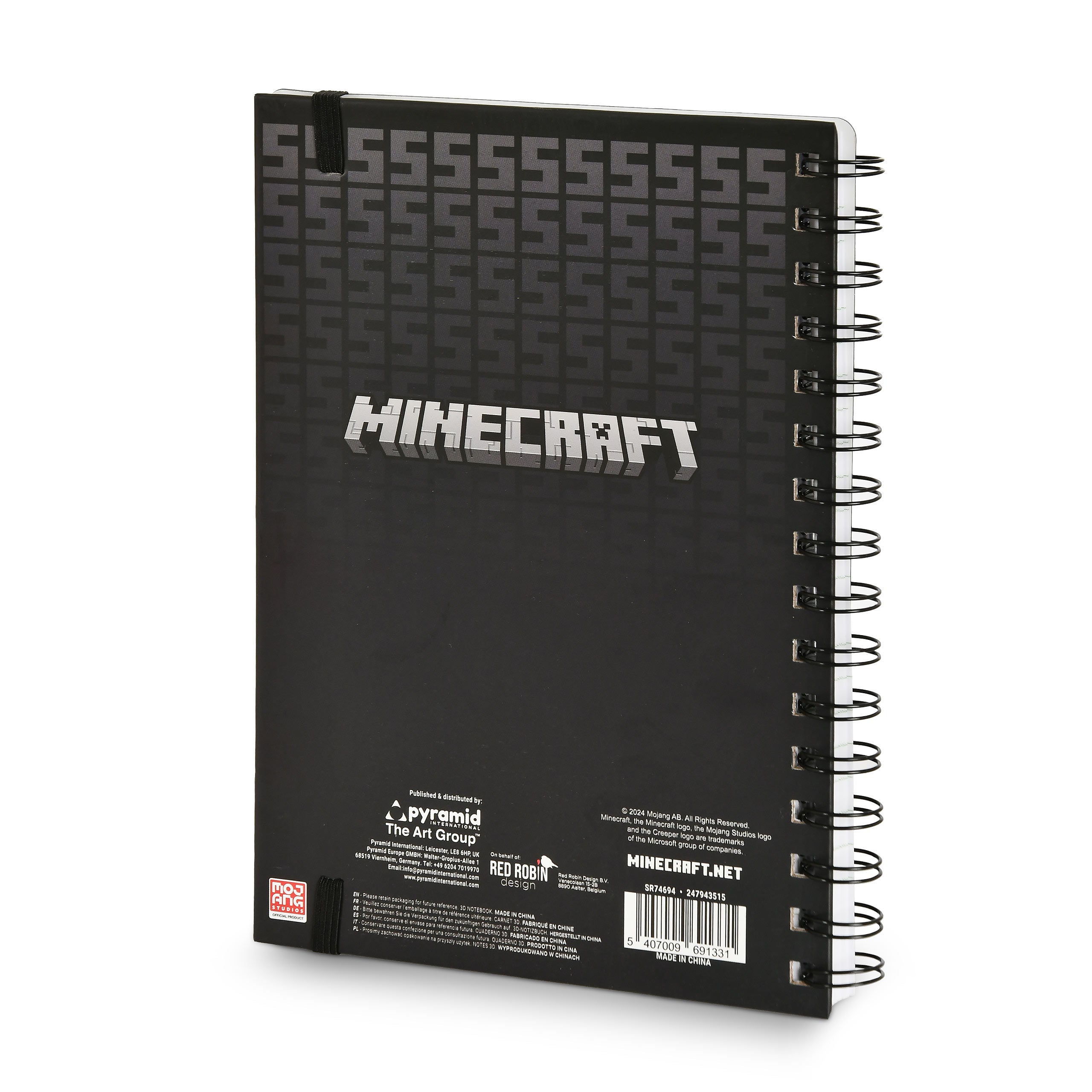 Produktbild Minecraft - Creeper 3D-anteckningsbok