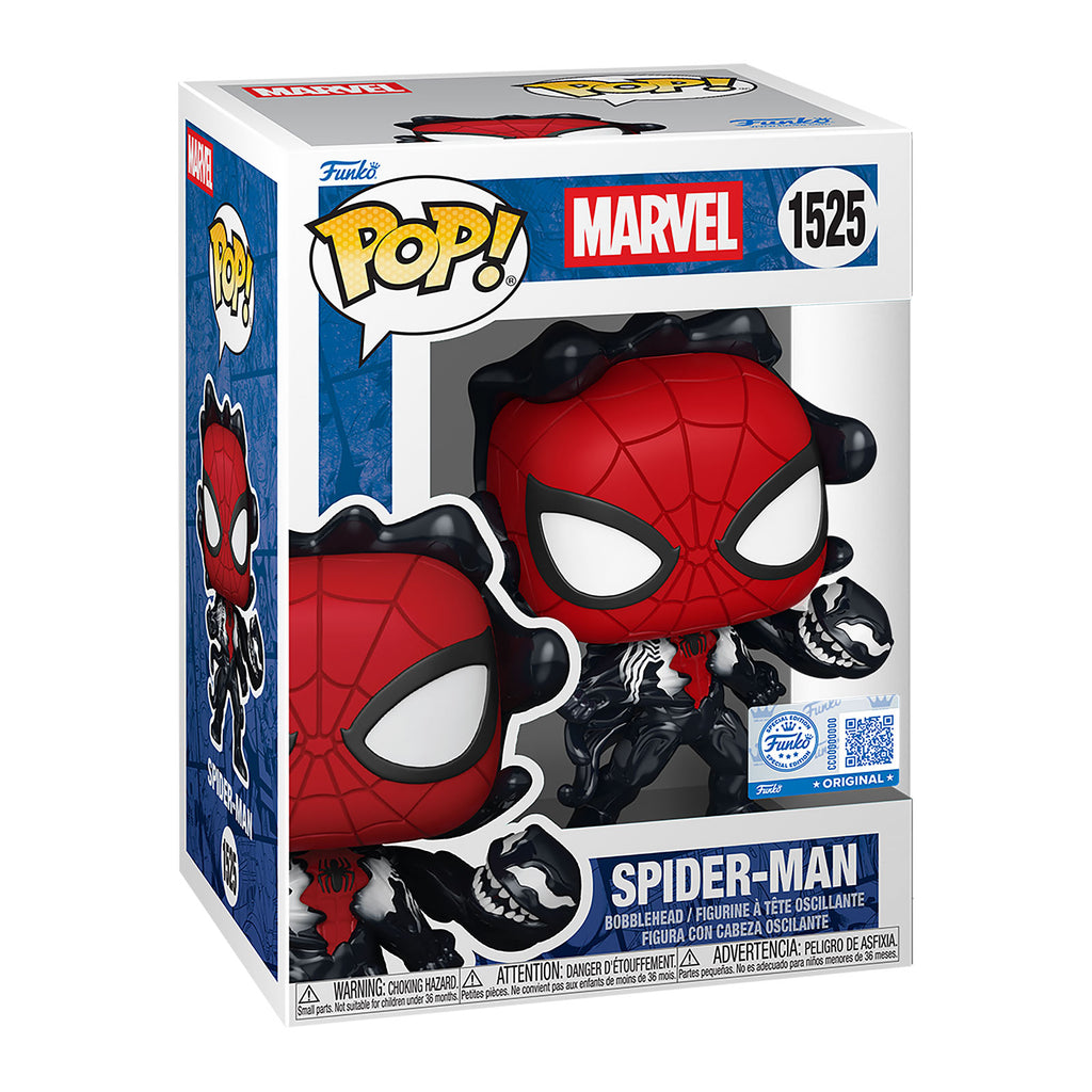 Produktbild Spider-Man - Symbiote Funko Pop-figur med gungande huvud