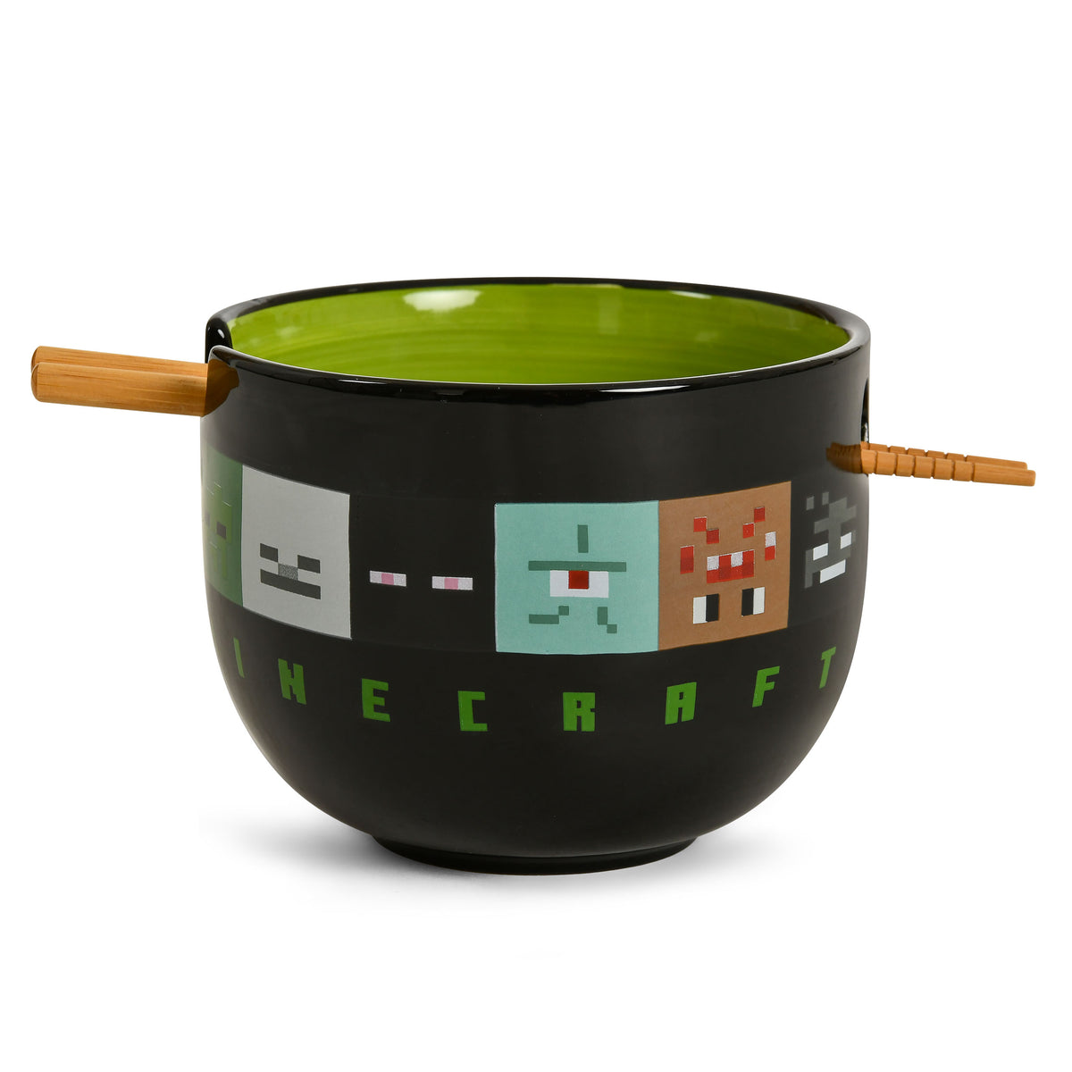Produktbild Minecraft - Creeper Ramen Skål med Ätpinnar