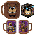 Produktbild Five Nights at Freddy's - Freddy Fazbear Mugg med Plyschöverdrag