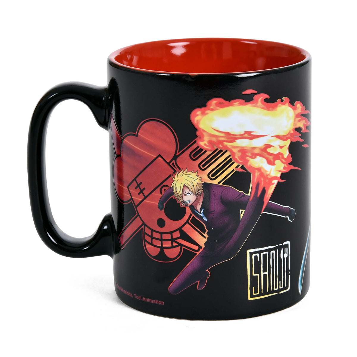 Produktbild One Piece - Zoro & Sanji värmekänslig mugg