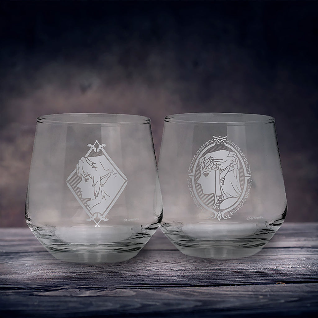 Produktbild Zelda - Link & Zelda glas (2-pack)