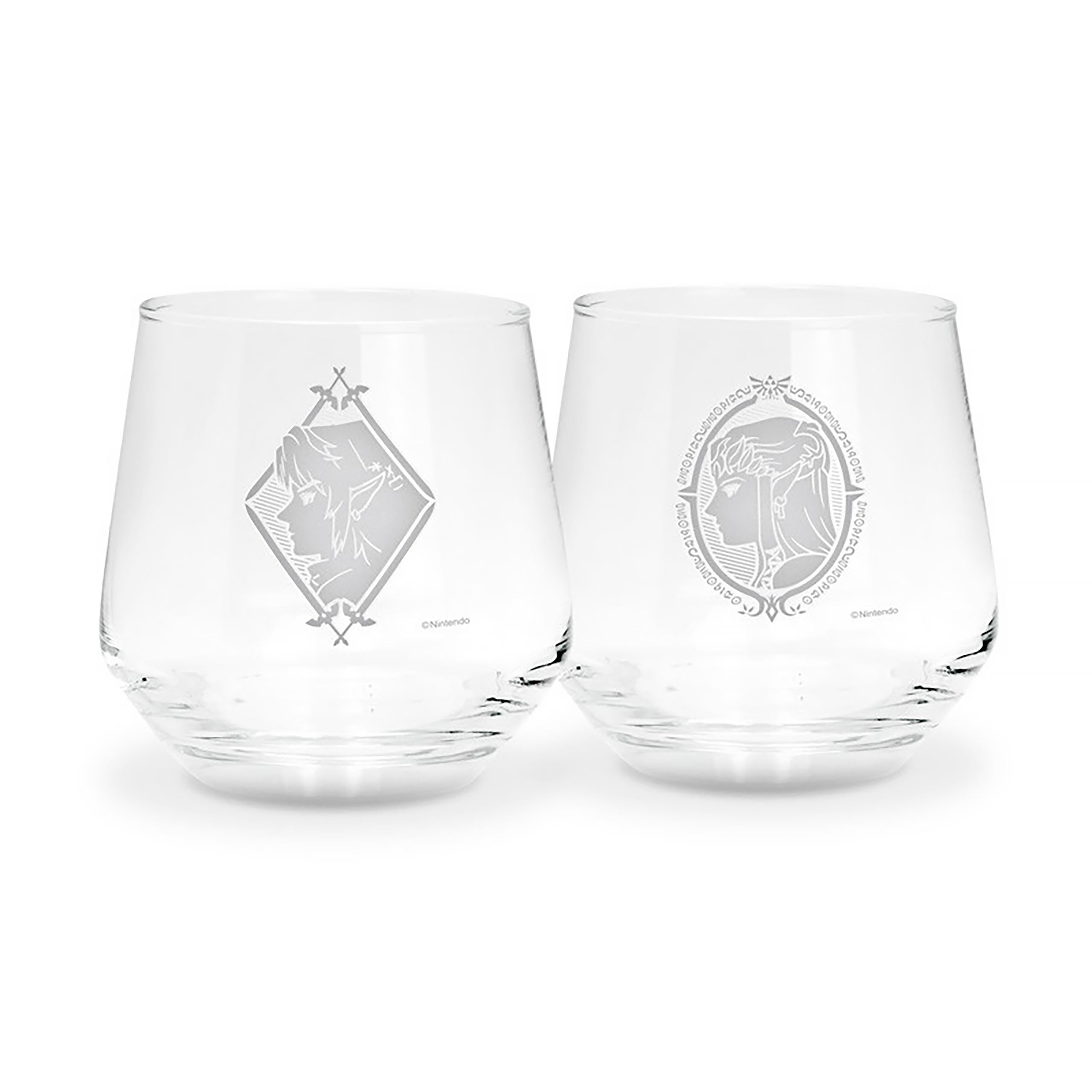 Produktbild Zelda - Link & Zelda glas (2-pack)