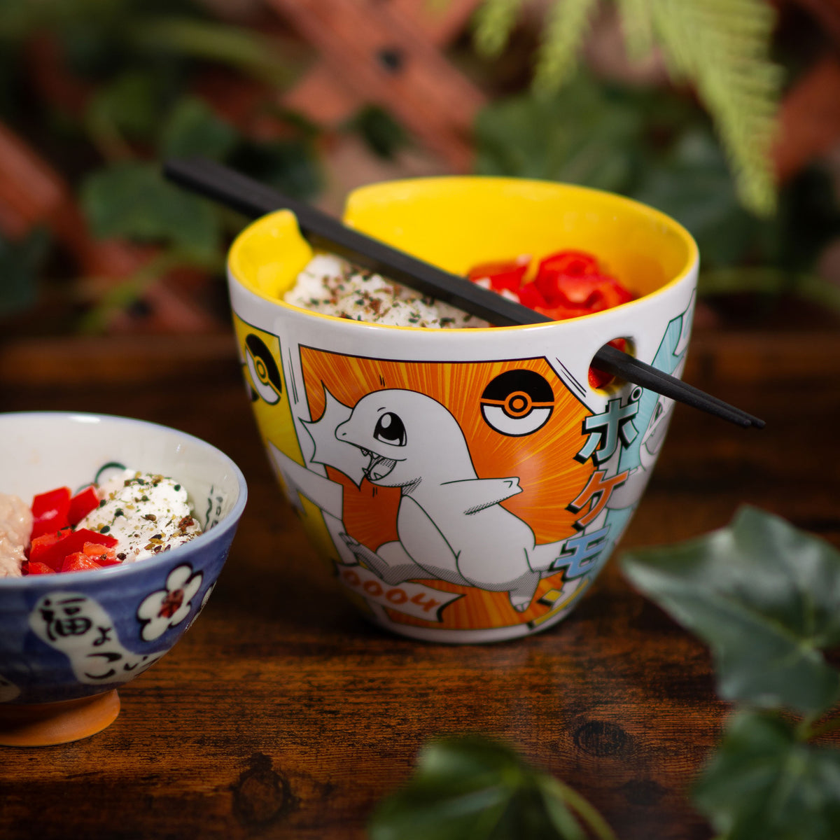 Produktbild Pokémon - Starters ramen-skål med ätpinnar
