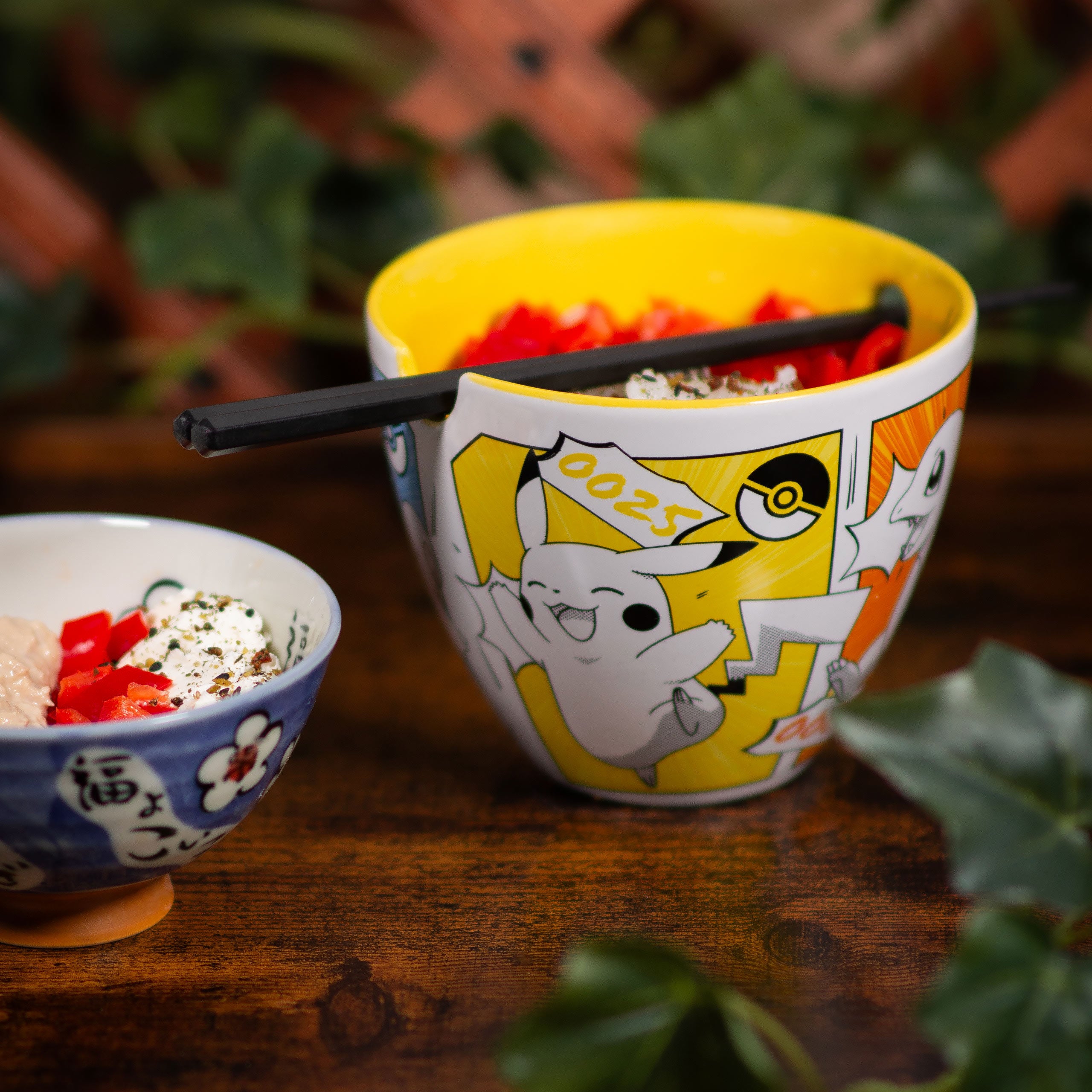 Produktbild Pokémon - Starters ramen-skål med ätpinnar