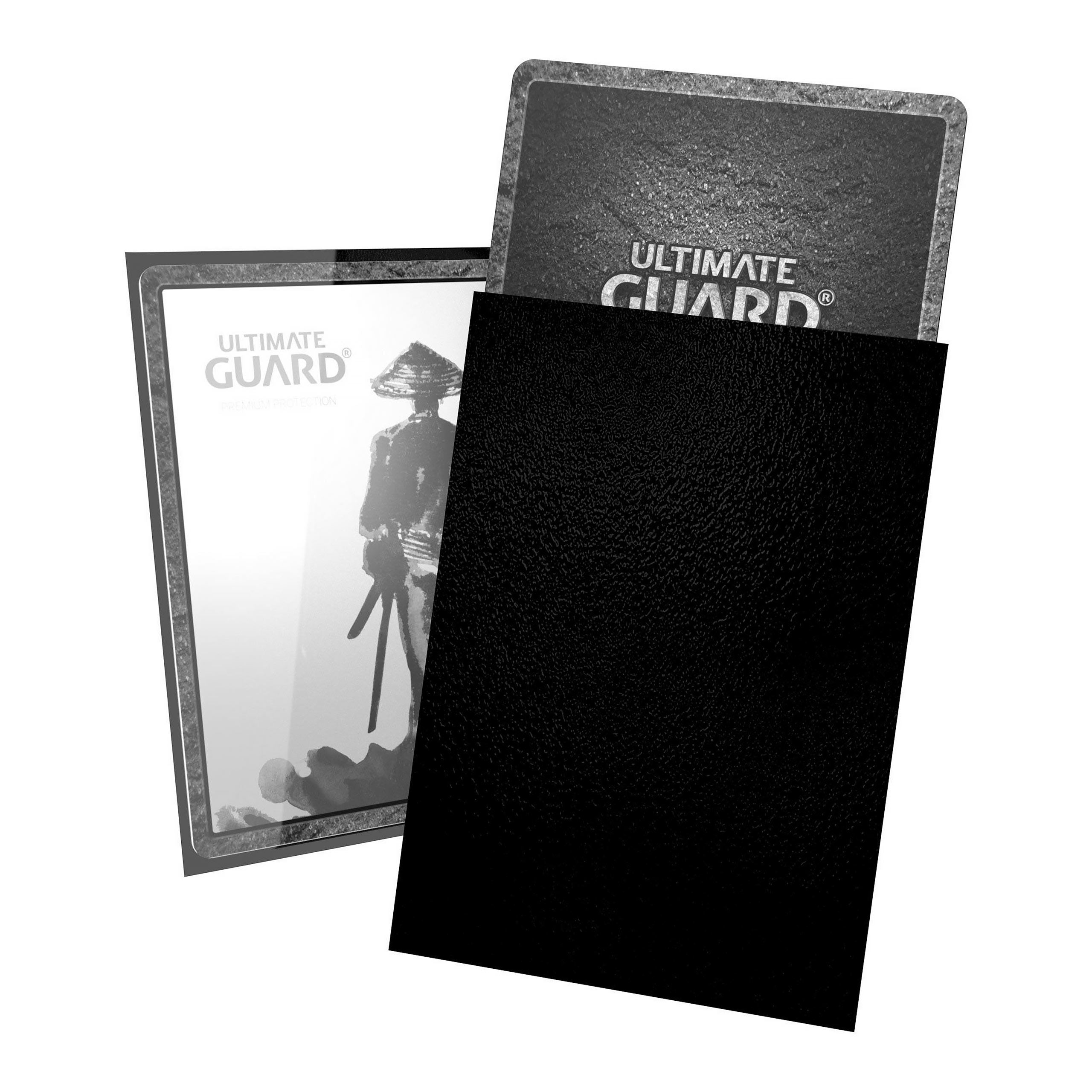 Produktbild Katana kortfickor svarta 60-pack Ultimate Guard för TCG – japansk storlek