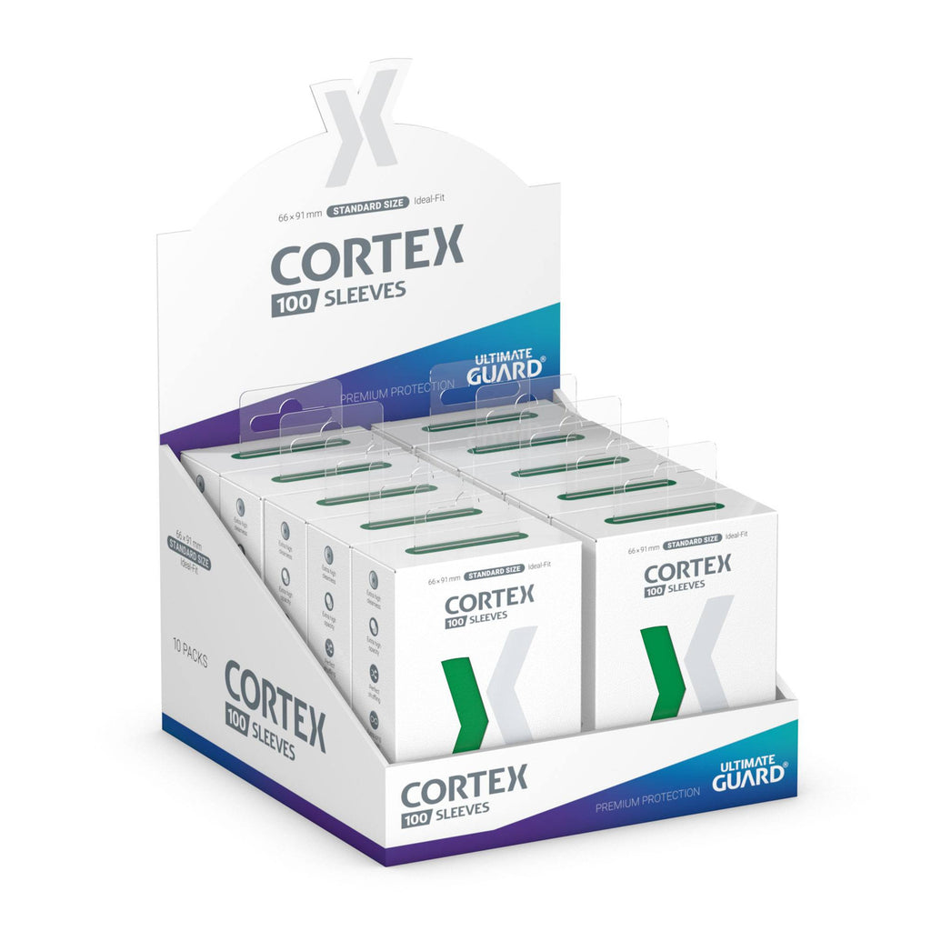 Produktbild Cortex kortfodral gröna 100-pack Ultimate Guard för TCG standardstorlek