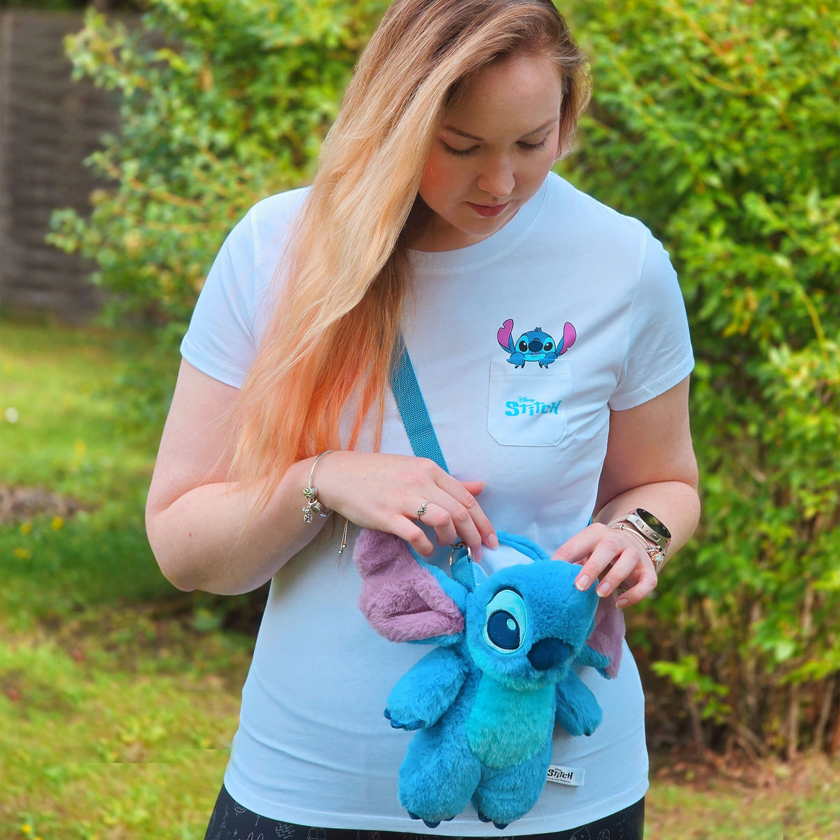 Produktbild Stitch plysch-axelväska - Lilo & Stitch