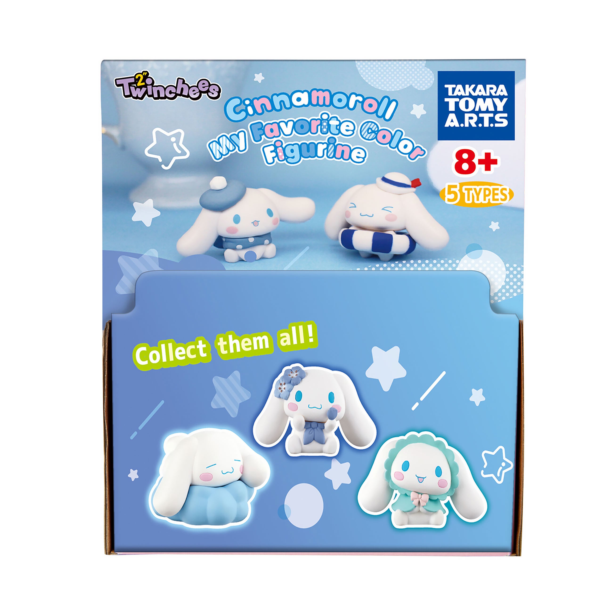 Produktbild Sanrio - Cinnamoroll Min Favoritfärg Mystery Twinchees Figur Display E1089480