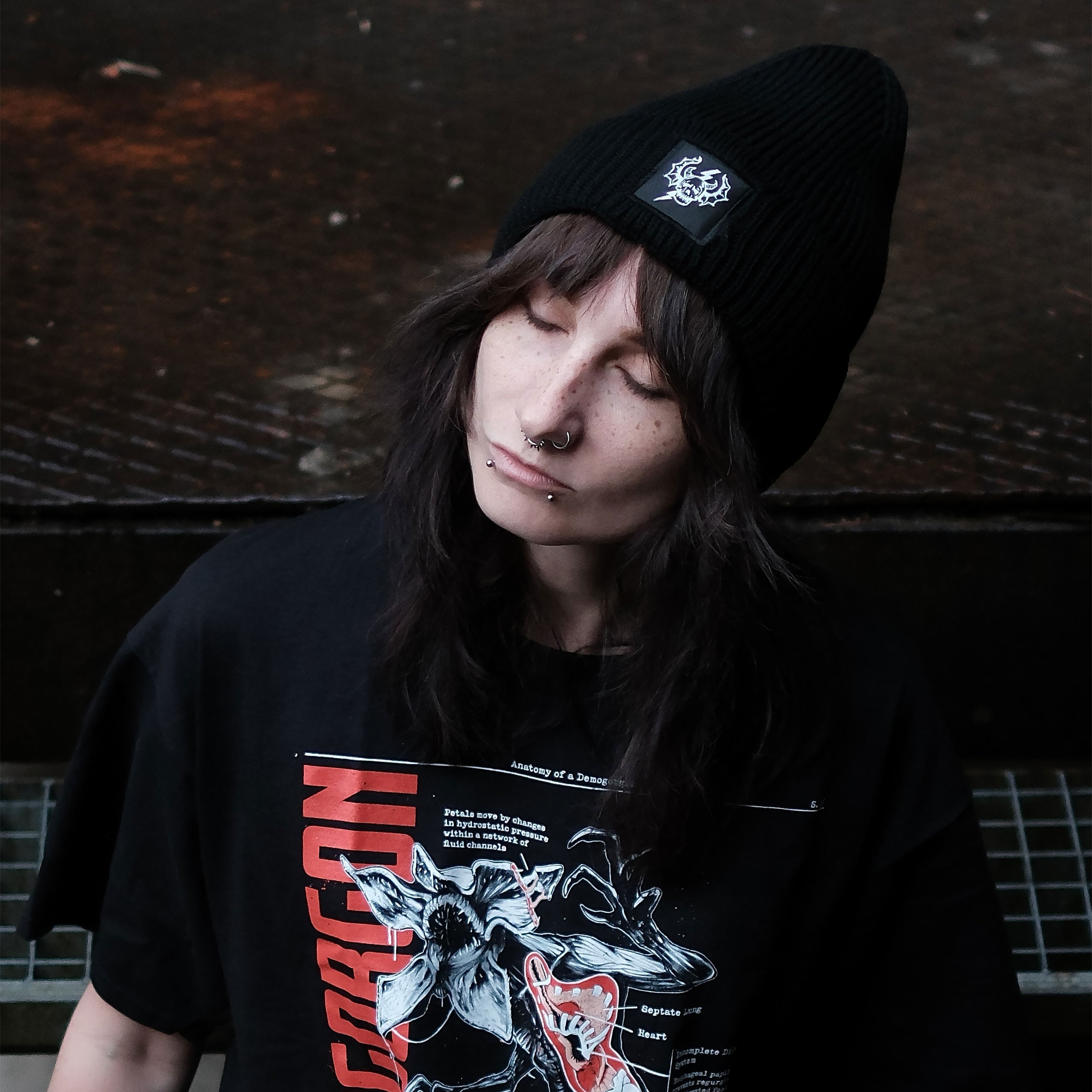 Product image Stranger Things - Hellfire Club Skull Logo Beanie