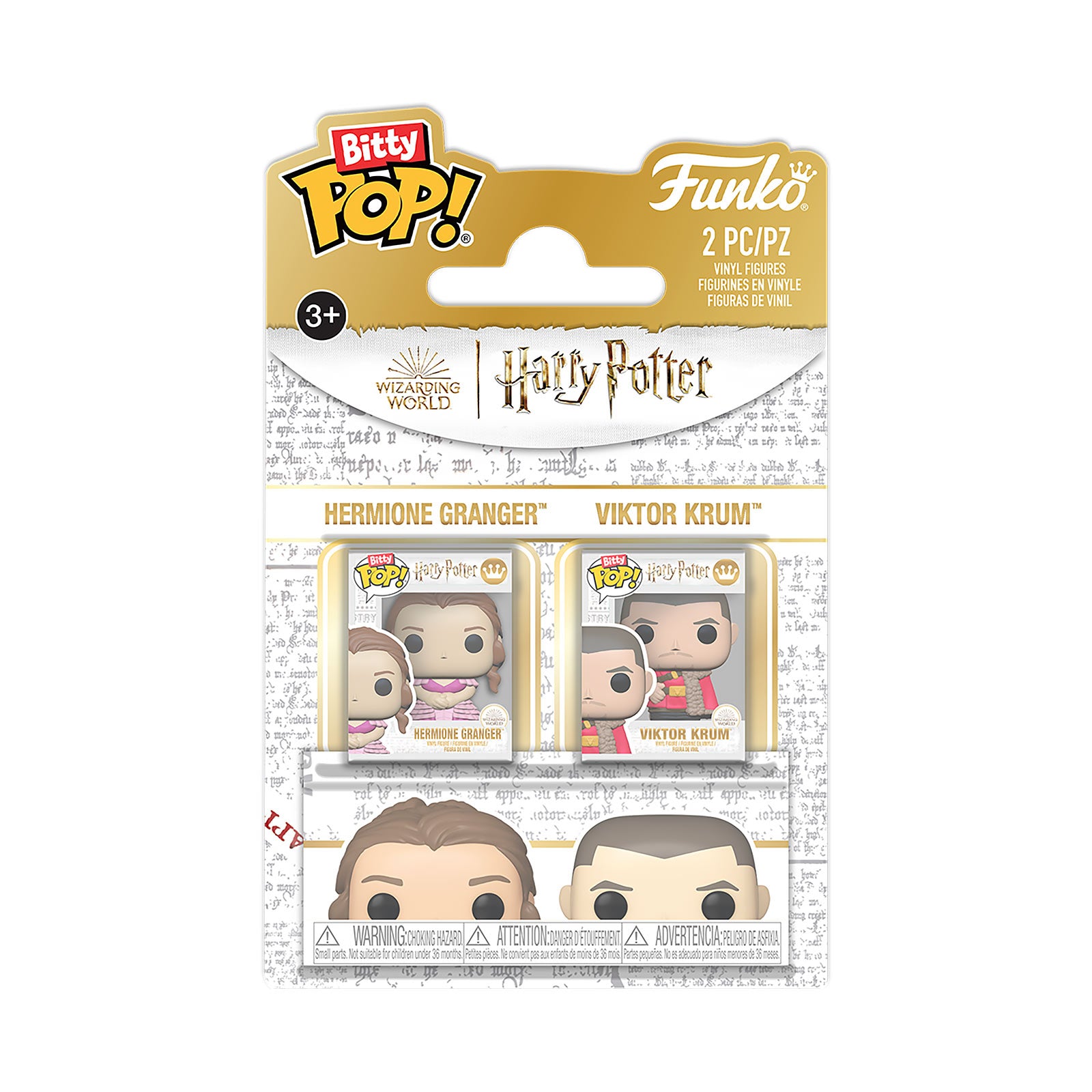 Produktbild Harry Potter - Hermione och Victor Krum Funko Bitty Pop 2-pack figurset