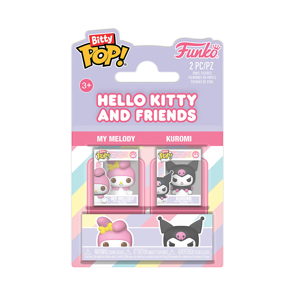 Produktbild Sanrio - My Melody och Kuromi Funko Bitty Pop 2-pack figurset