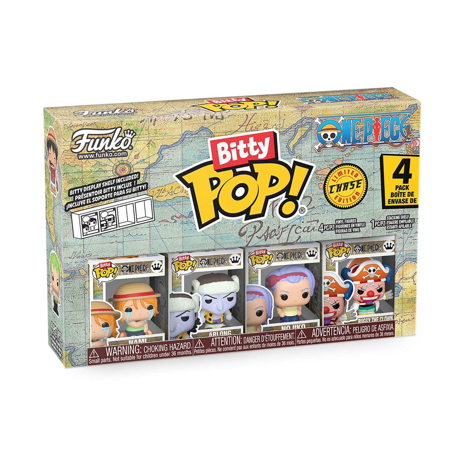 Produktbild One Piece - Funko Bitty Pop 4-pack figurer Serie 2