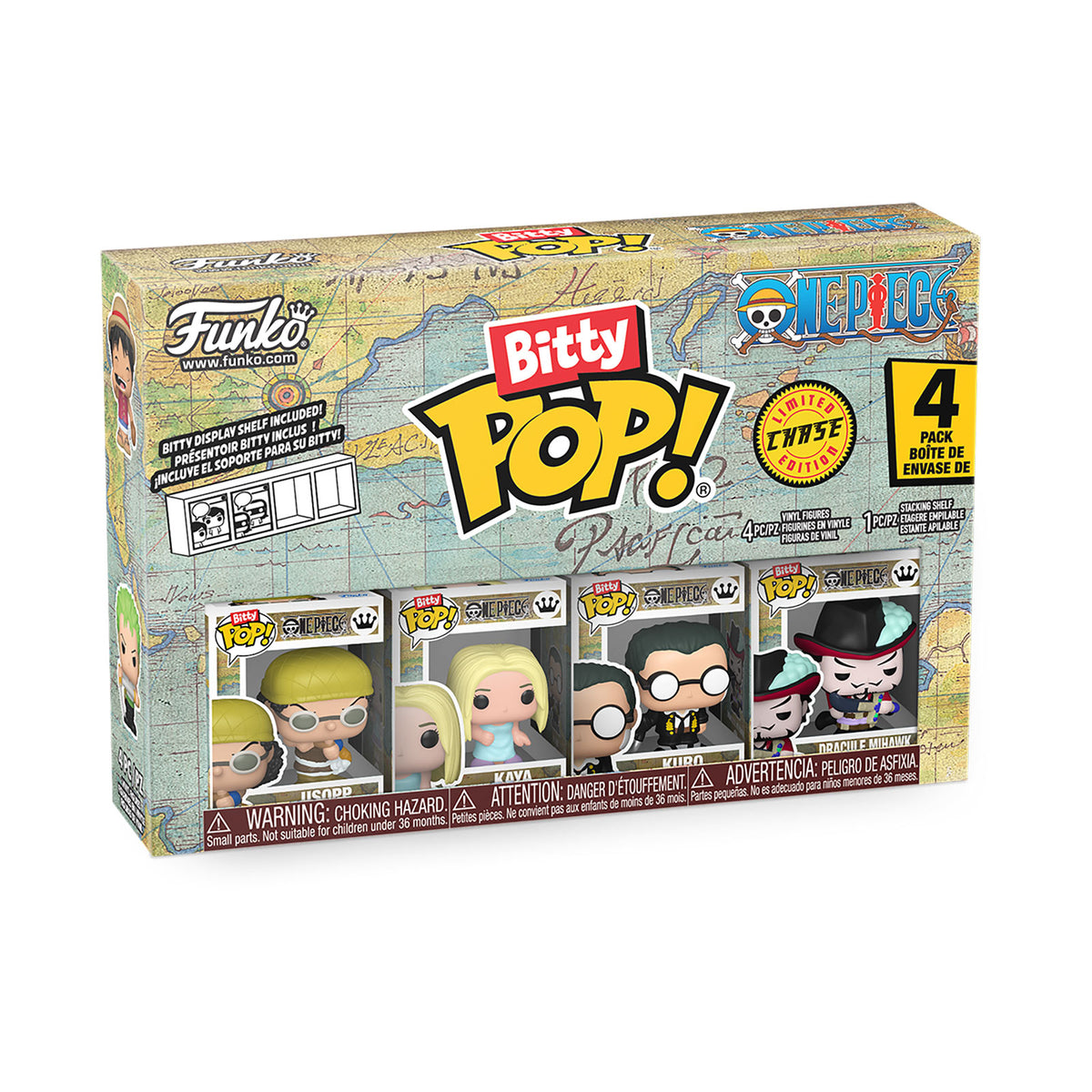 Produktbild One Piece - Funko Bitty Pop 4-pack figurset Serie 4