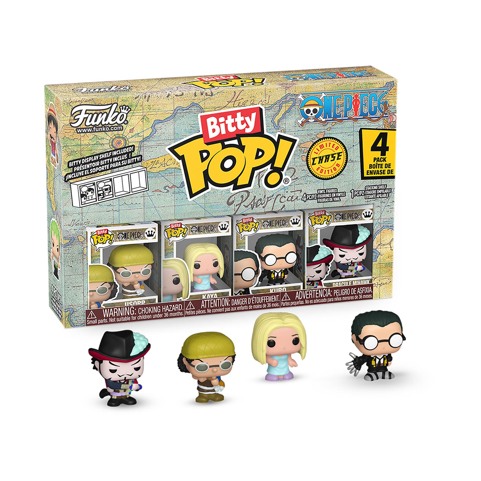 Produktbild One Piece - Funko Bitty Pop 4-pack figurset Serie 4