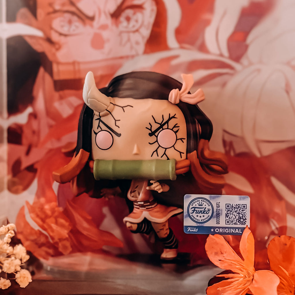 Produktbild Demon Slayer - Nezuko Game Cover Funko Pop dioramafigur