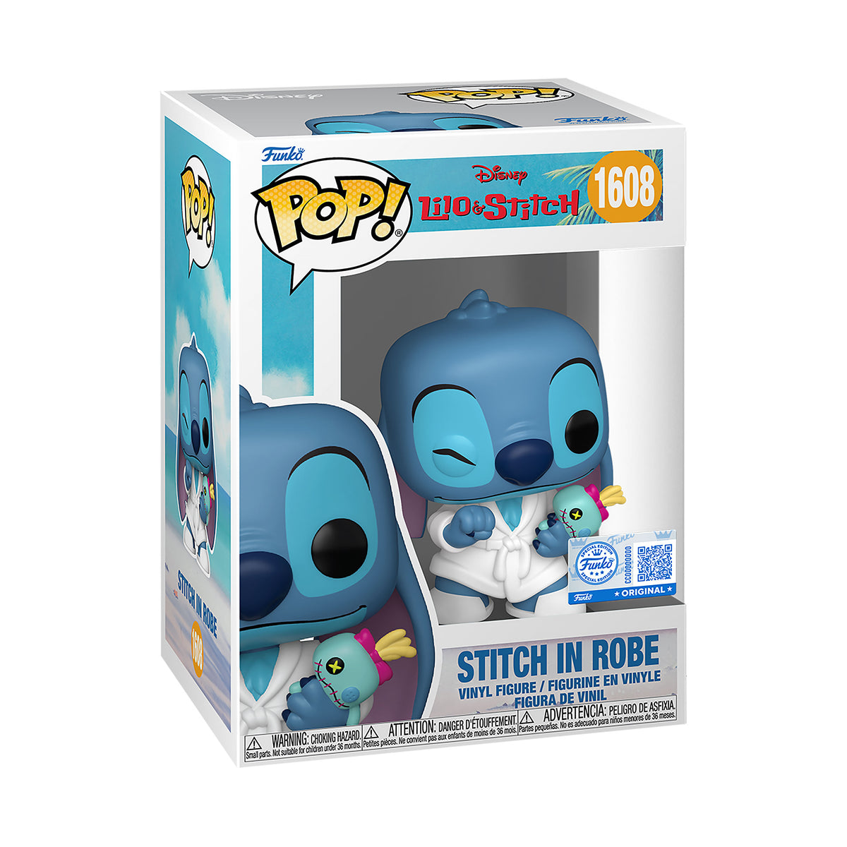 Produktbild Funko Pop!-figur Stitch i morgonrock - Lilo & Stitch