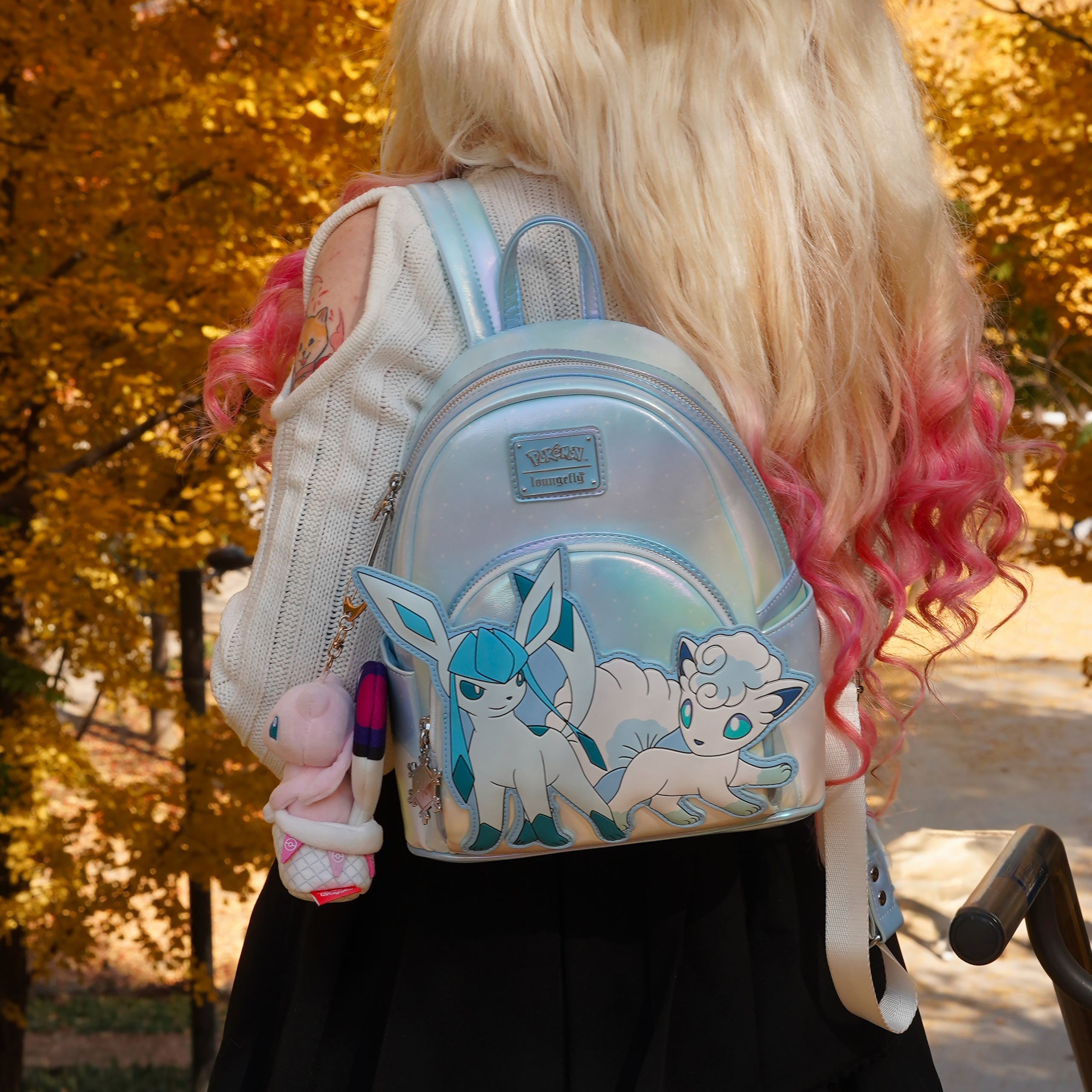 Produktbild Pokémon - Glaceon & Vulpix vinter miniryggsäck