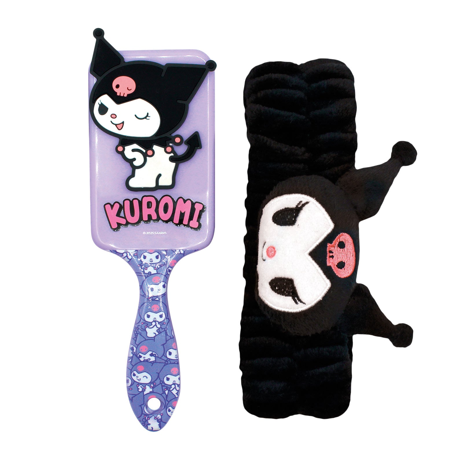 Produktbild Sanrio - Kuromi hårborste och hårband