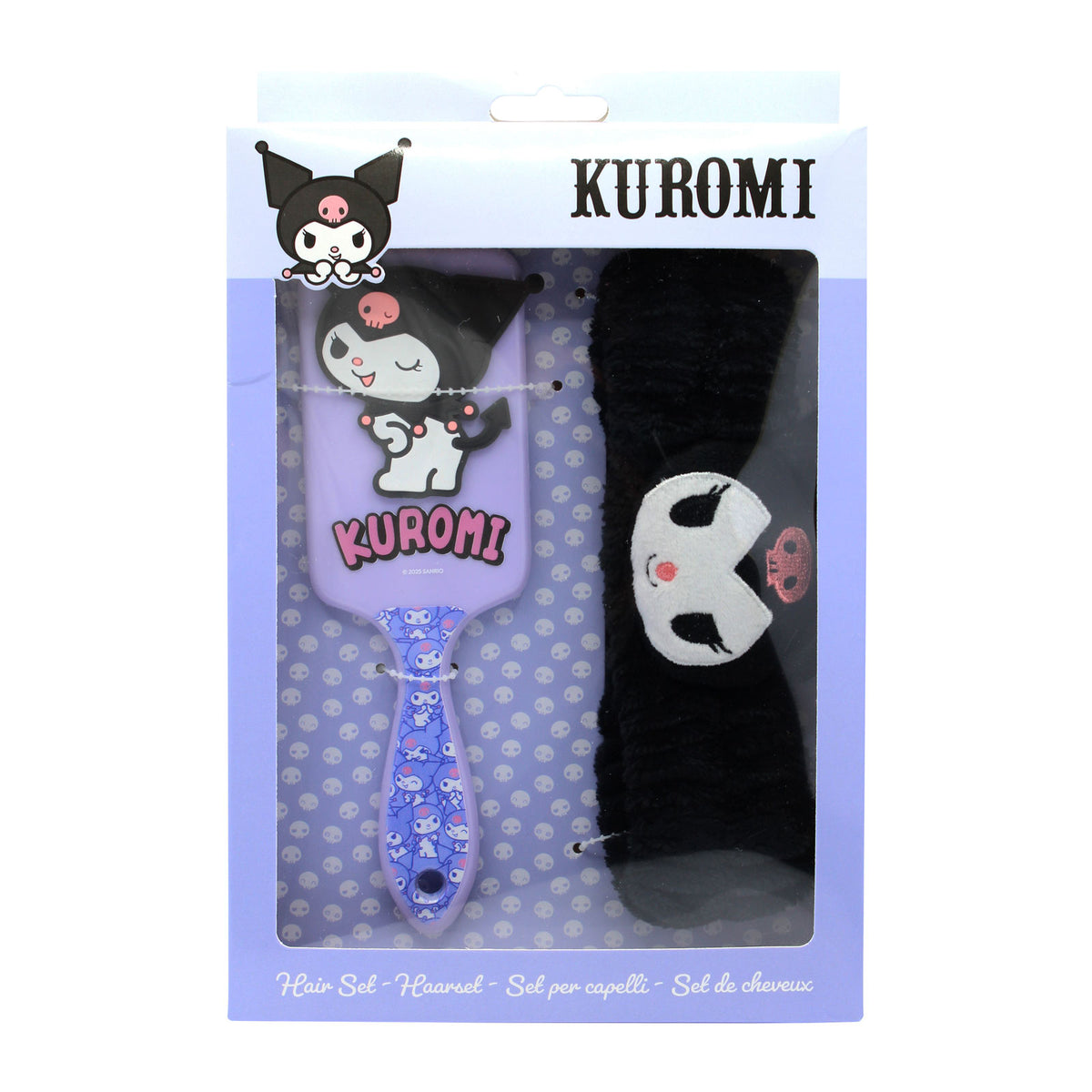 Produktbild Sanrio - Kuromi hårborste och hårband