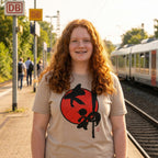 Produktbild Okami - T-shirt med logga, beige