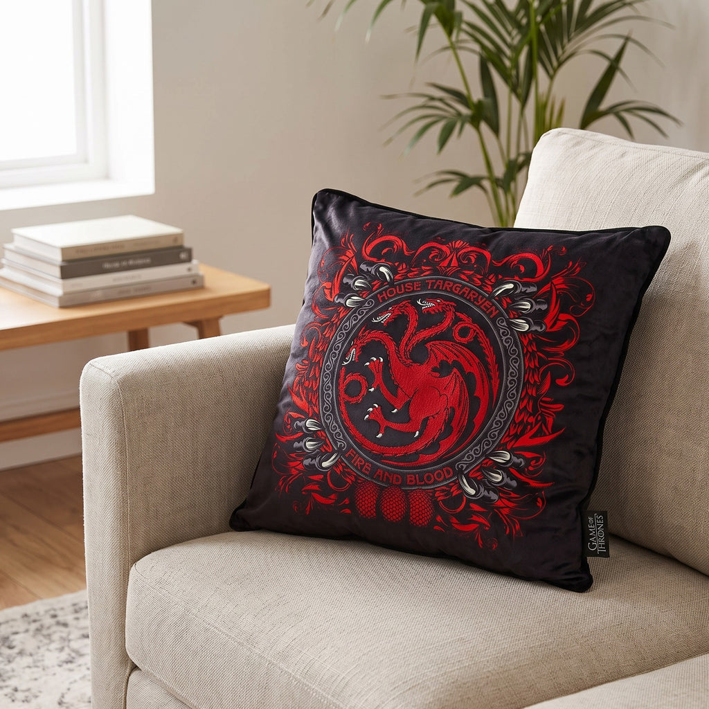 Produktbild Game of Thrones - House Targaryen Deluxe Kudde