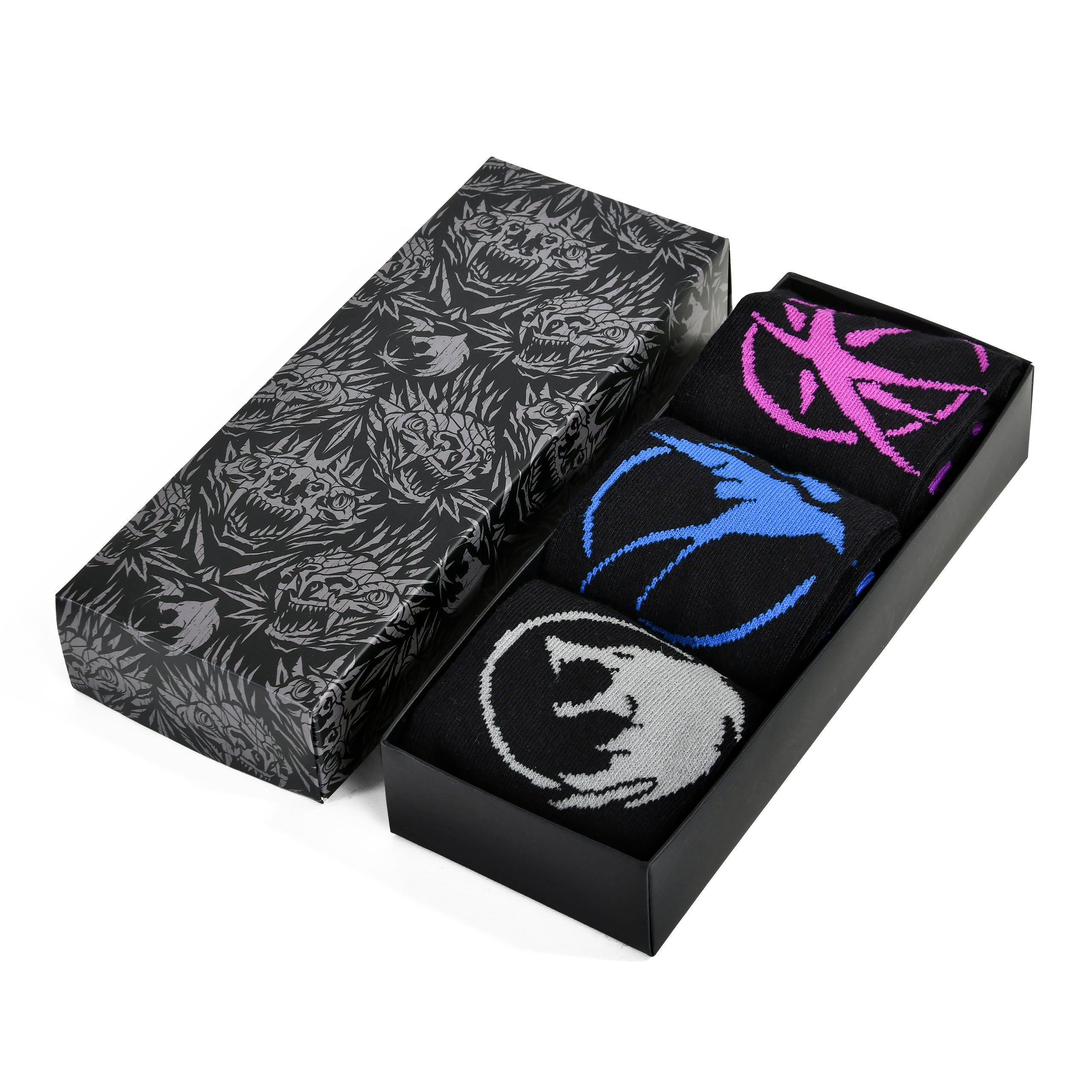 Produktbild The Witcher - Symbols strumpor 3-pack i presentförpackning