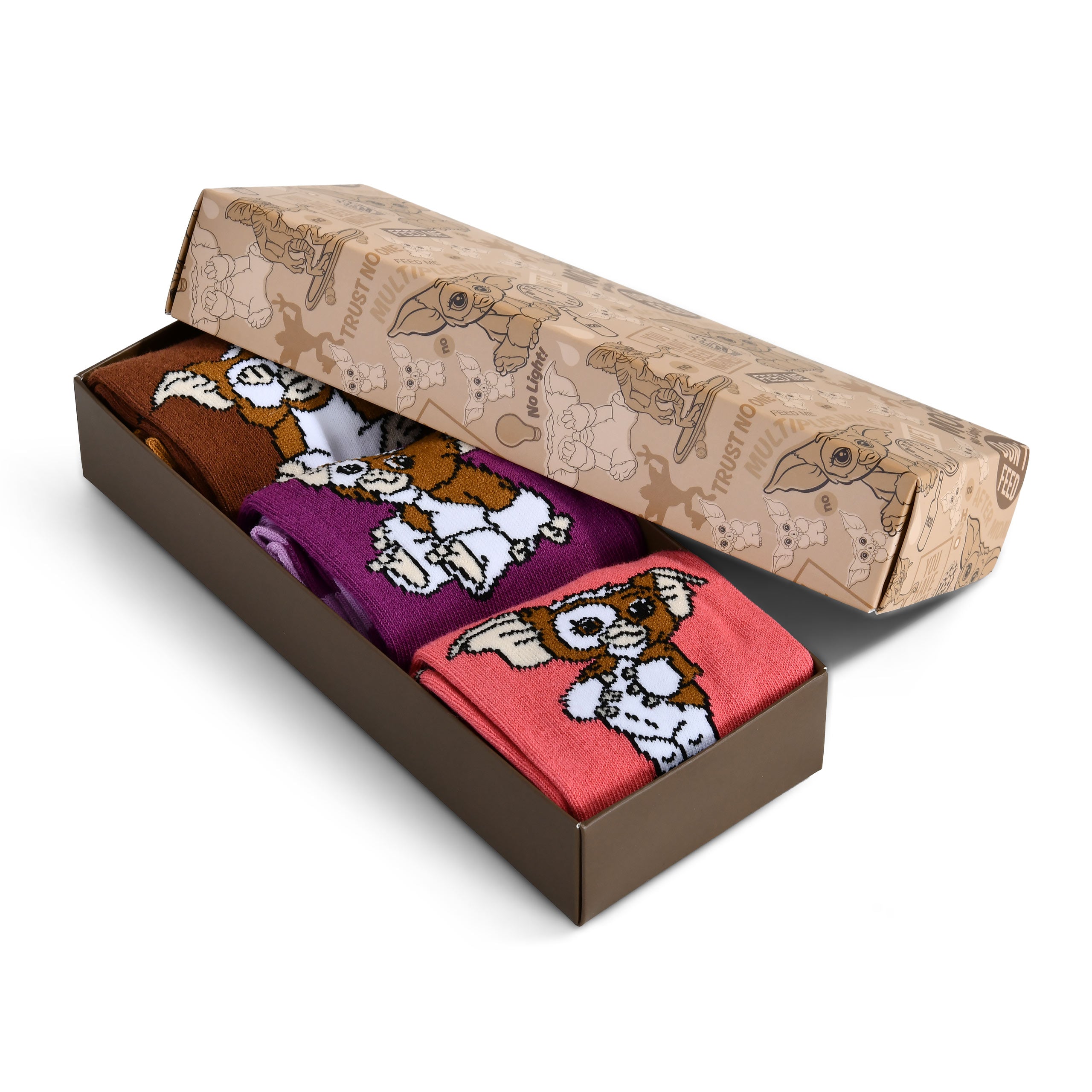 Produktbild Gremlins - Gizmo Emotions strumpor 3-pack i presentlåda